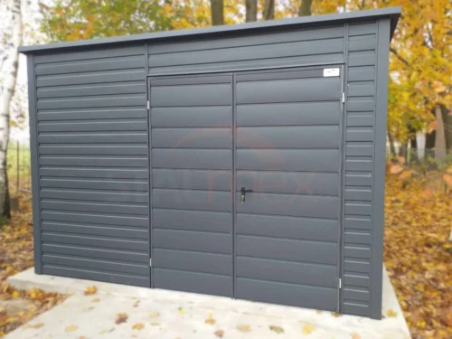 Zahradní domek 4x2,5 m BTX 7016 Antracit Mat | Zvýšený 2,40 m | Zesílená konstrukce