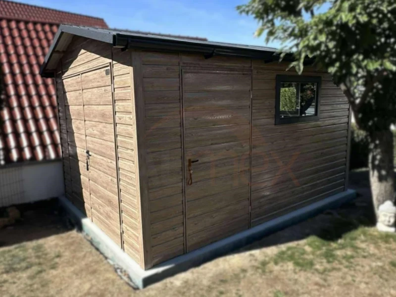 D200-2 Zahradní domek / Dílna 3x4 m Winchester | 3x Okno | Filc a Okapy