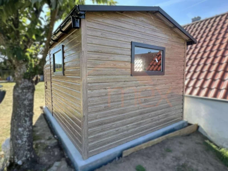 D200-3 Zahradní domek / Dílna 3x4 m Winchester | 3x Okno | Filc a Okapy