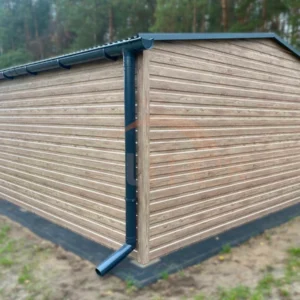 GD140-4 Plechová garáž 4,5x5,5m Winchester / BTX 7016 Antracit Mat | Výklopná vrata | Zesílená konstrukce