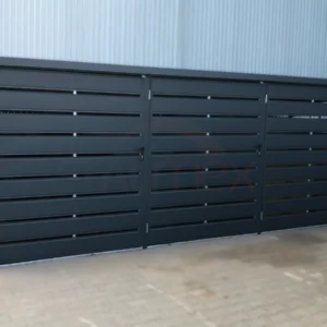 Modulární přístřešek na popelnice 3-místný 3x BOX 1 (3x 1100l) RAL 7016 Antracit Lamely