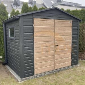 Zahradní domek 3×2 m BTX 7016 Antracit Mat | Okapy a Okno | Zesílená konstrukce