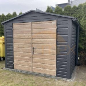 Zahradní domek 3×2 m BTX 7016 Antracit Mat | Okapy a Okno | Zesílená konstrukce