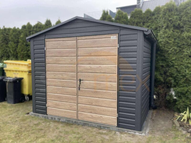 Zahradní domek 3×2 m BTX 7016 Antracit Mat | Okapy a Okno | Zesílená konstrukce
