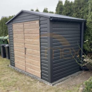 Zahradní domek 3×2 m BTX 7016 Antracit Mat | Okapy a Okno | Zesílená konstrukce