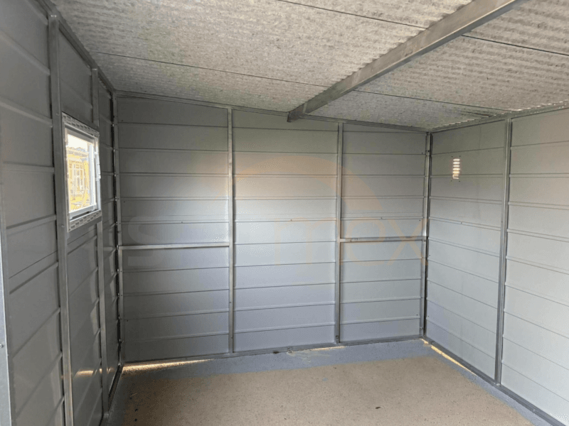 Zahradní domek 4×2,80 m BTX 7016 Antracit Mat | Okno a Okapy | Filc | Zesílená konstrukce
